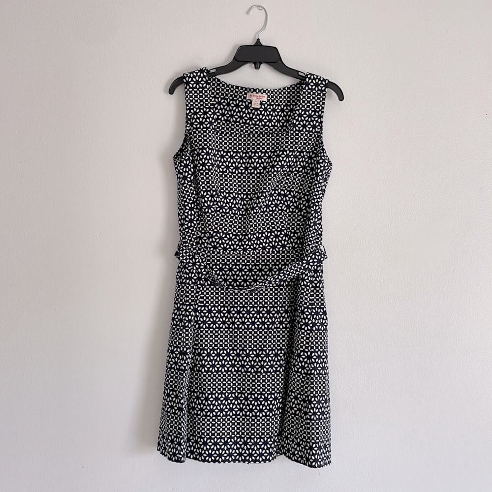 Brooks Brothers Navy & White Dress with pockets